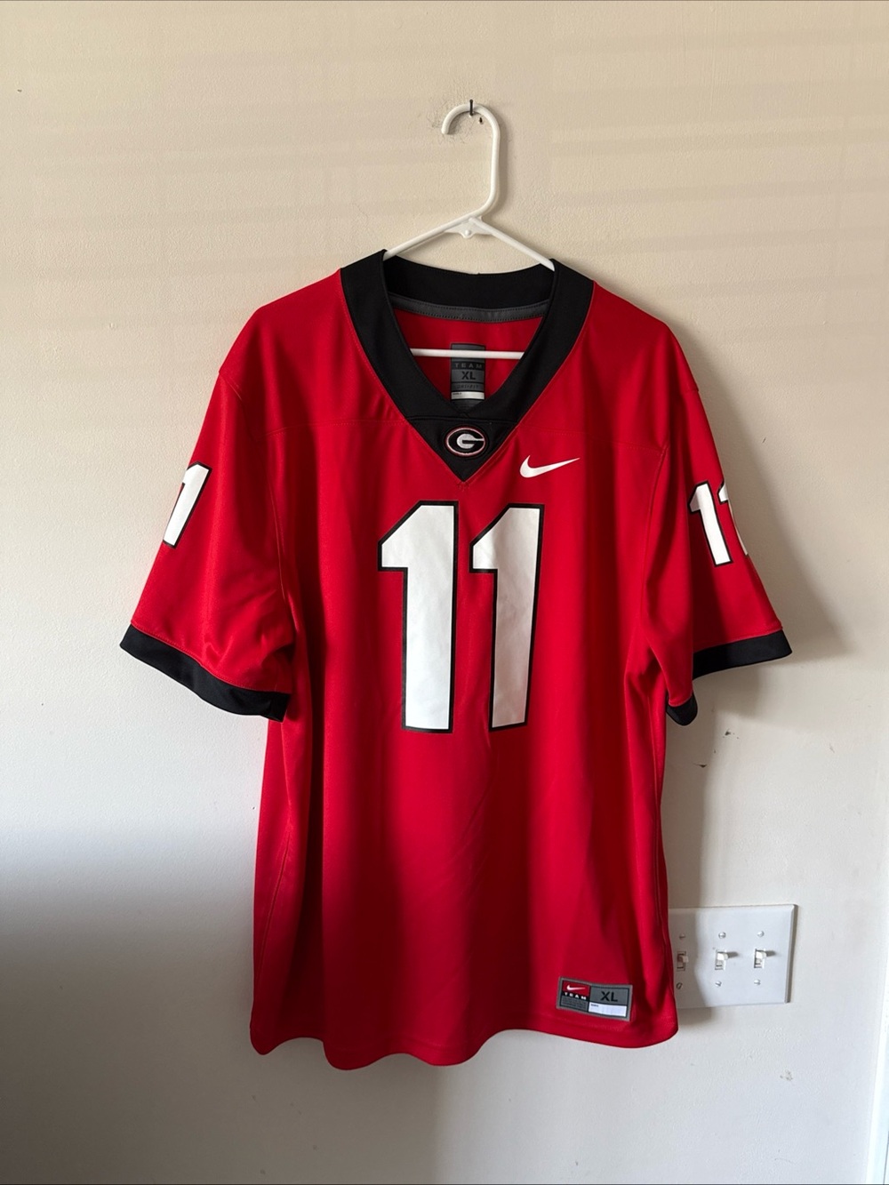 Men’s Nike Jake Fromm #11 Georgia Bulldogs NCAA Alumni Jersey Sz XL - Red RARE
